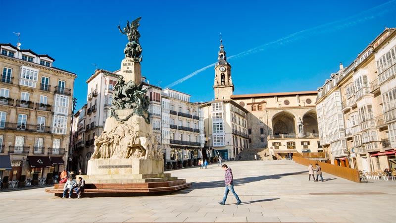 Plaza de la virgen Blanca de Vitoria-Gasteiz